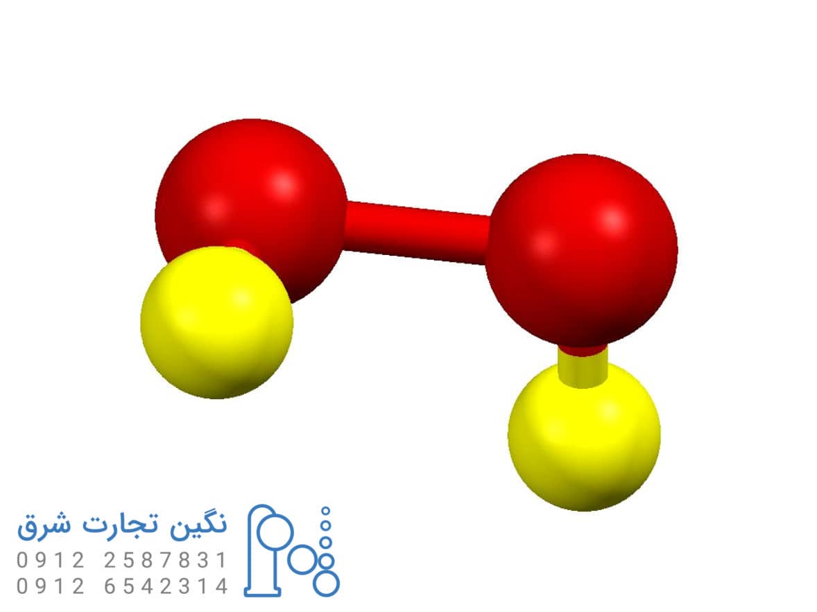 ساختار مولکولی آب اکسیژنه 