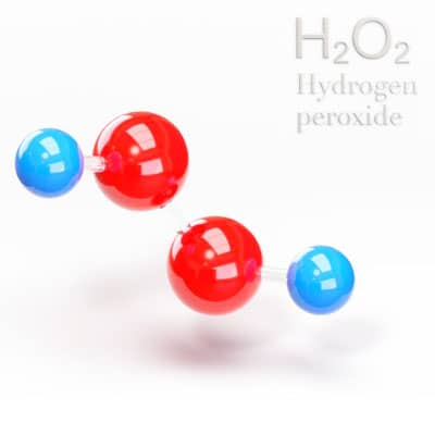 ساختار مولکولی هیدروژن پراکسید